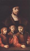 Portrait of a Man with Three Sons BRUYN, Barthel